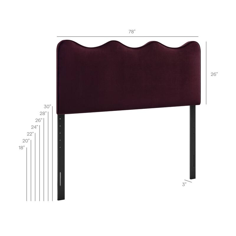 Athena Stain-Resistant Performance Velvet Headboard