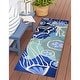 preview thumbnail 9 of 19, Lush Decor Capri Jelly Fish Indoor/Outdoor Rug Ocean 2' x 5'