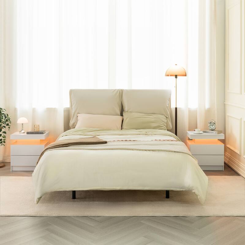 Sofa Side Table Bedside Table, Coffee Table Accent Cabinet