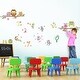preview thumbnail 2 of 3, Walplus Owl Tree Numbers Children Kids Wall Sticker DIY Nursery Decor