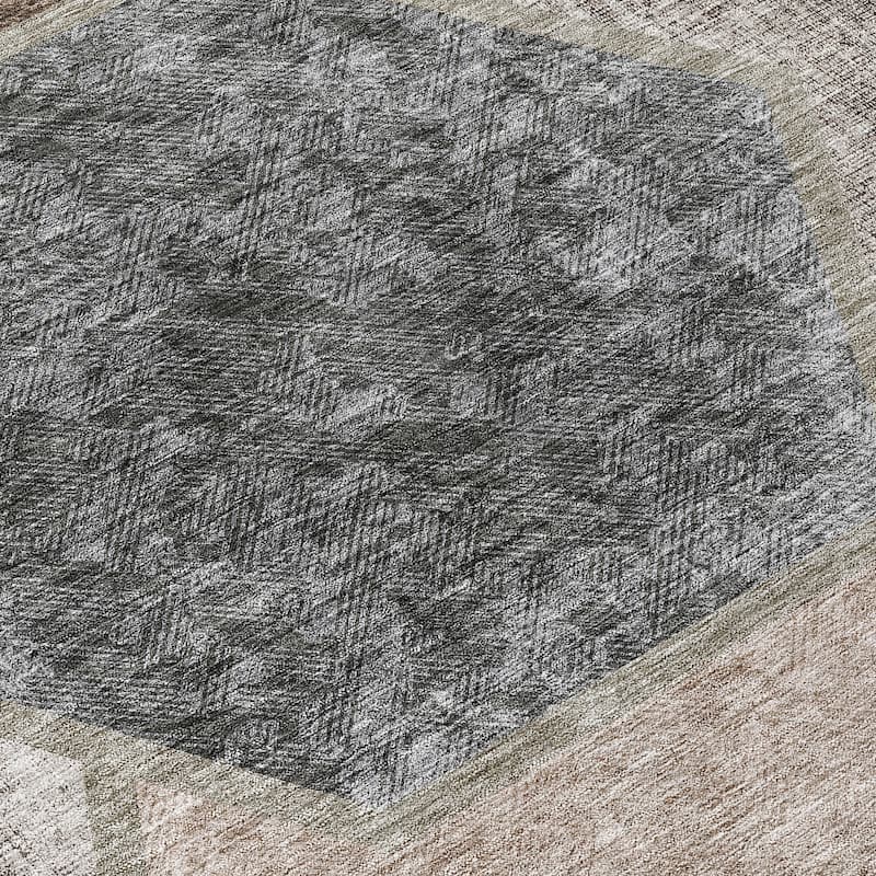 Machine Washable Indoor/ Outdoor Chantille Modern Boho Rug