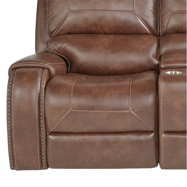 Roundhill furniture bonded leather recliner hot sale