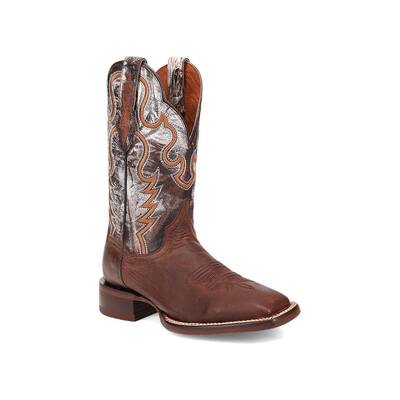 Dan Post Western Boots Womens Tess Leather Square Toe Brown DP5259