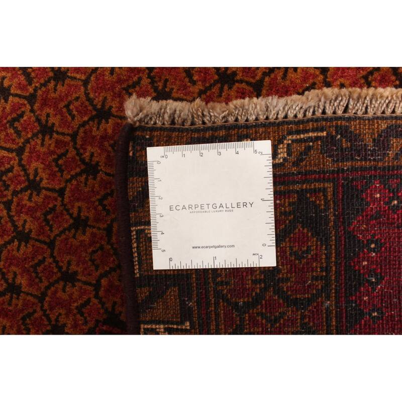 ECARPETGALLERY Hand-knotted Teimani Red Wool Rug - 2'8 x 4'2