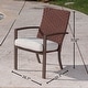 preview thumbnail 5 of 9, Pacific Casual Addison 7pc Steel Dining Set with Swivel Host Chairs