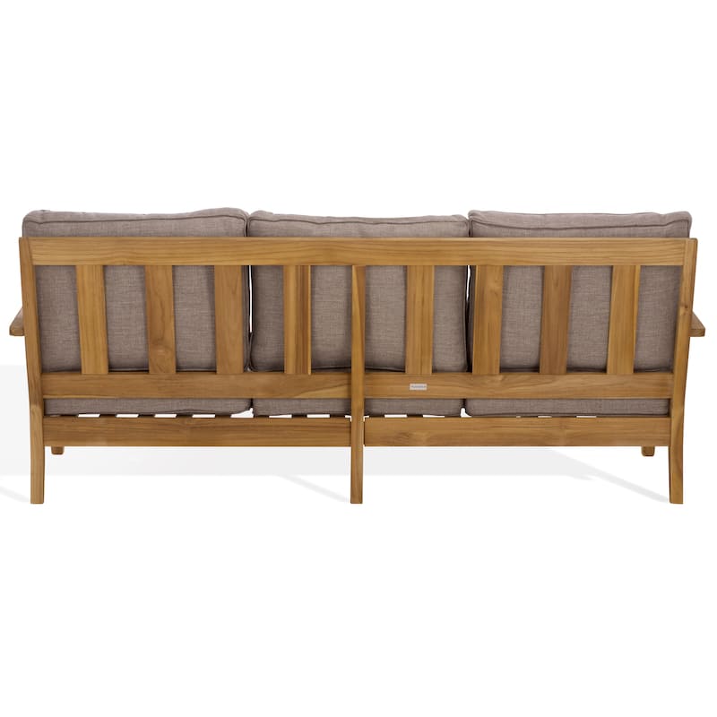 SAFAVIEH Couture Martinique Wood Patio Sofa