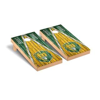 Southeastern Louisiana SLU Lions Weathered Cornhole Board Set