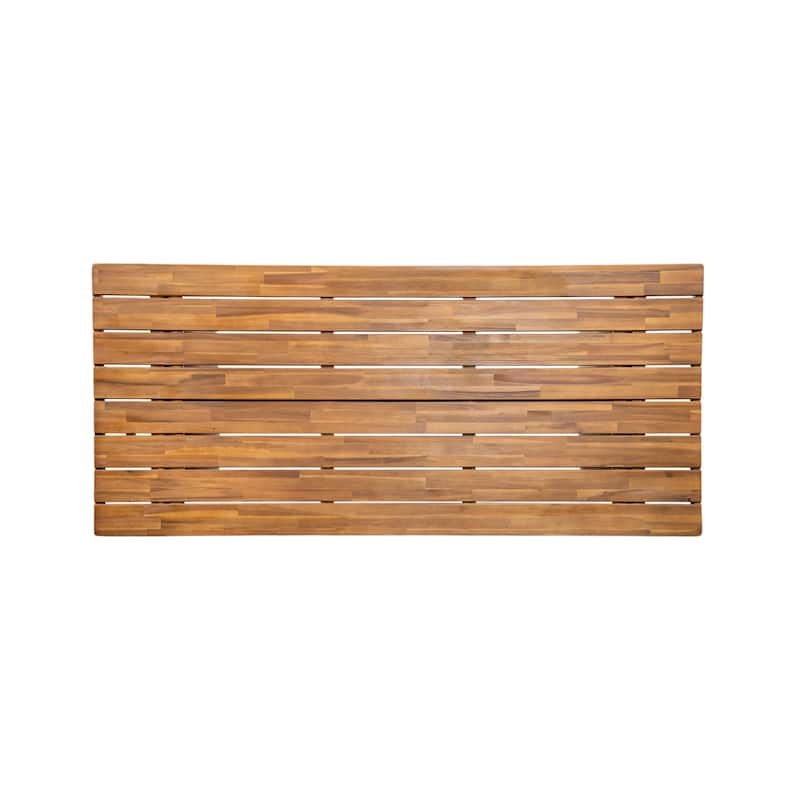 Christopher Knight Home - Lucas Acacia Wood Outdoor 6 Piece Dining Set with Rope Woven Backrest