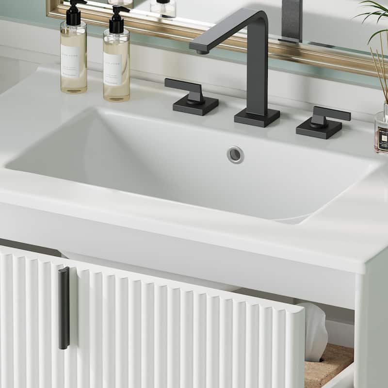Christopher Knight Home - Araminta 30" Bathroom Vanity with Ceramic Sink