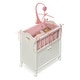 preview thumbnail 17 of 17, Badger Basket Cabinet Doll Crib with Bedding and Personalization Kit