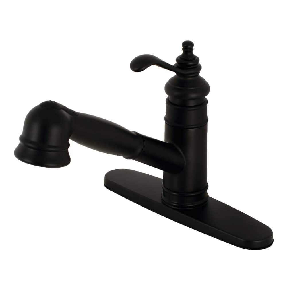 Kingston Brass Templeton 1.8 GPM Standard Pull Out Kitchen Faucet