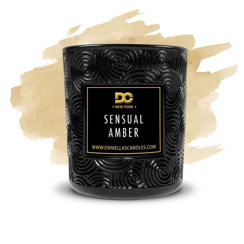 DANIELLA'S CANDLES Sensual Amber Classy Candle - Sensual Amber - 7 oz. - Sensual Amber