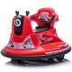preview thumbnail 18 of 27, 12V Kids Ride On Bumper car W/Parents control,Rotate 360 degrees,Two-handed switch for direction control Red