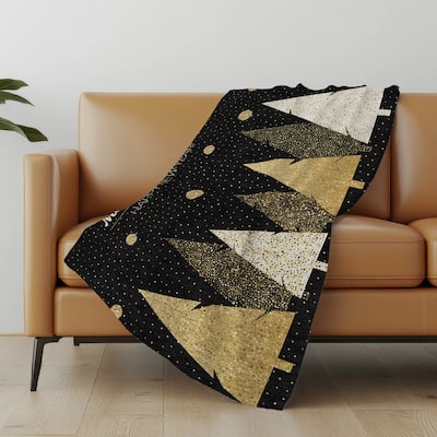 Premium Machine Washable ASB222 Xmas Happy New Year Sherpa Throw Blanket