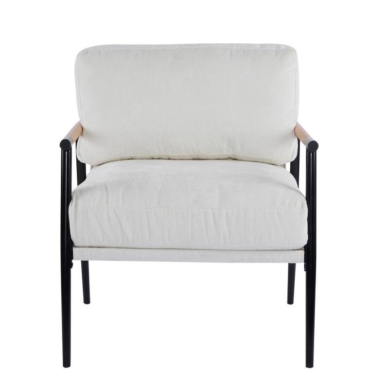 Varsts Modern Upholstered Accent Chair with Wood Frame, Emerald by Christopher Knight Home