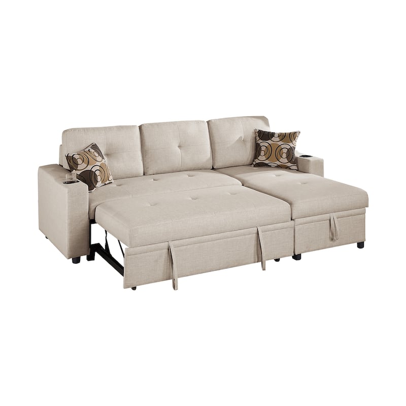 Poundex Convertible Sectional