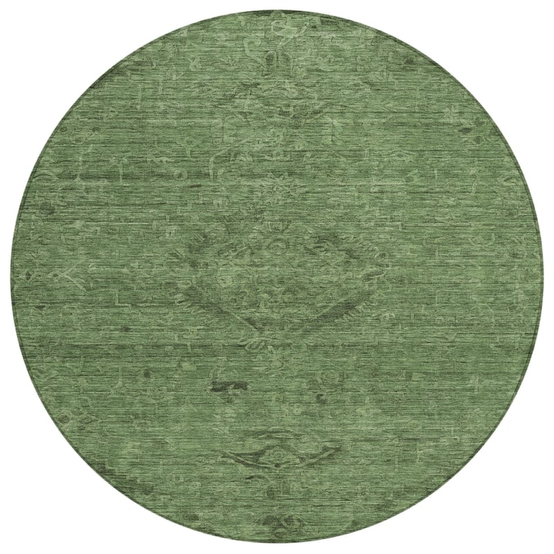 HomeRoots Floral Traditional Rectangle Outdoor Rug