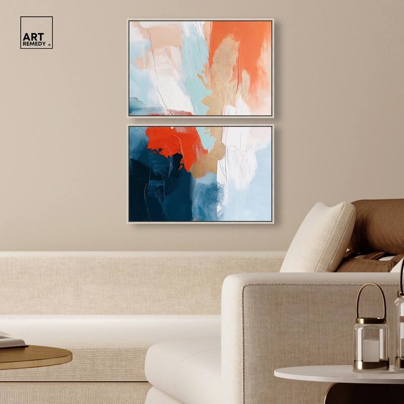 Bold and Bright II Canvas Set of 2 by Art Remedy