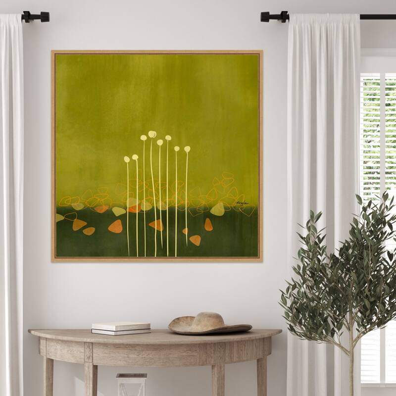 River Rocks No. 2 by Evelia Designs Framed Canvas Wall Art Print