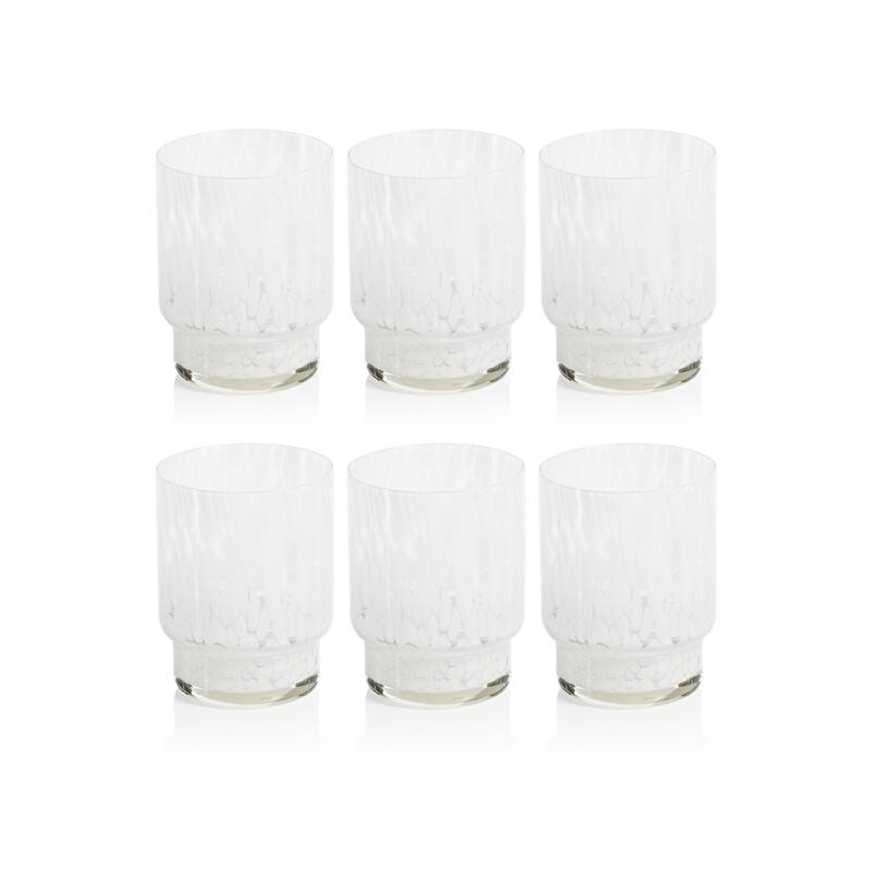 Andria Tortoise Tumbler Glasses, Set of 6