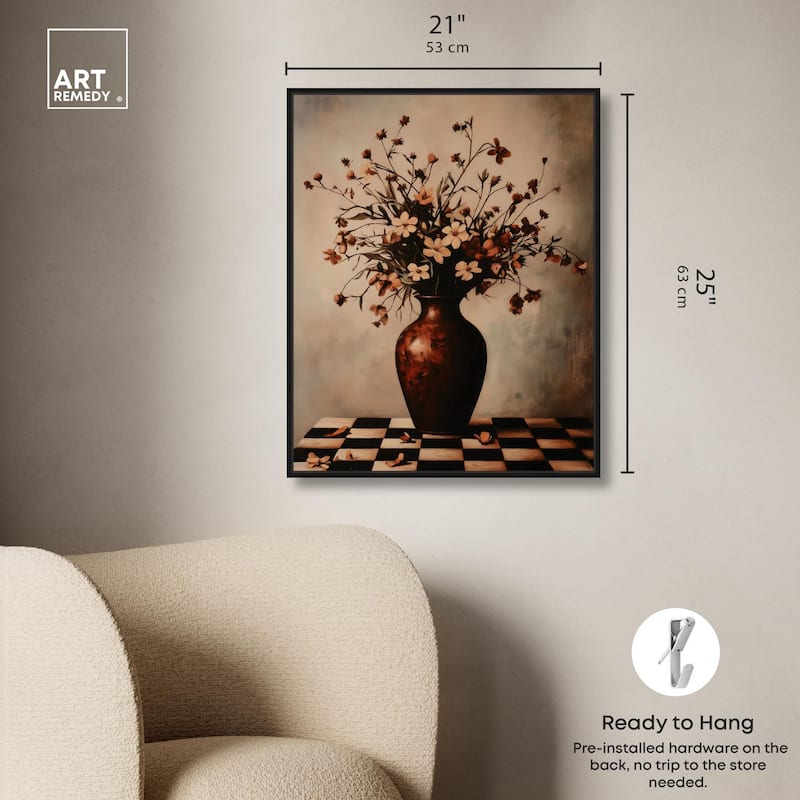 Antique Anthos Aria Canvas by Art Remedy