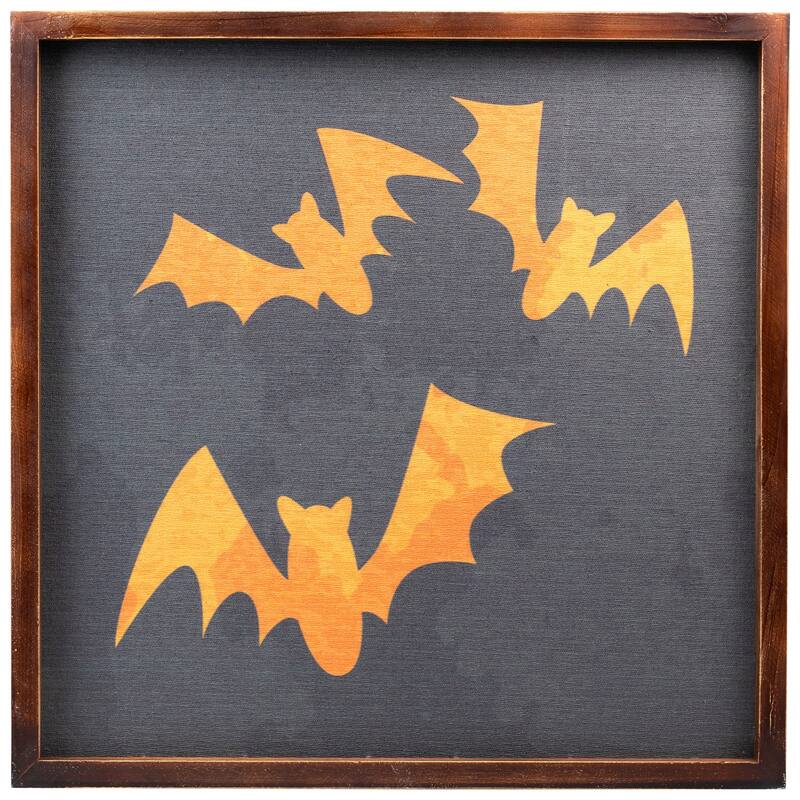 Halloween Bat Silhouettes Wall Hanging Decoration - 15.75"