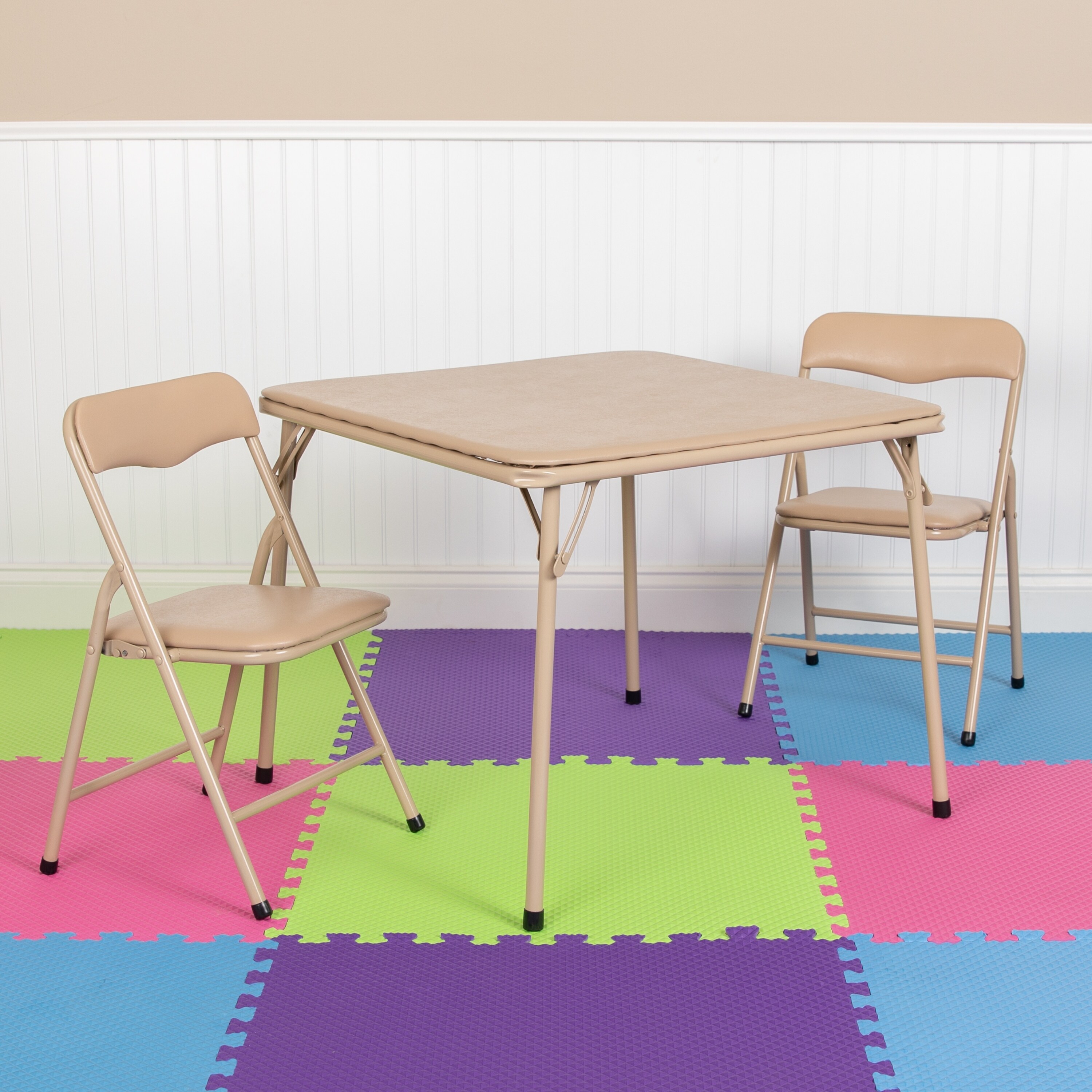 kids folding table chairs