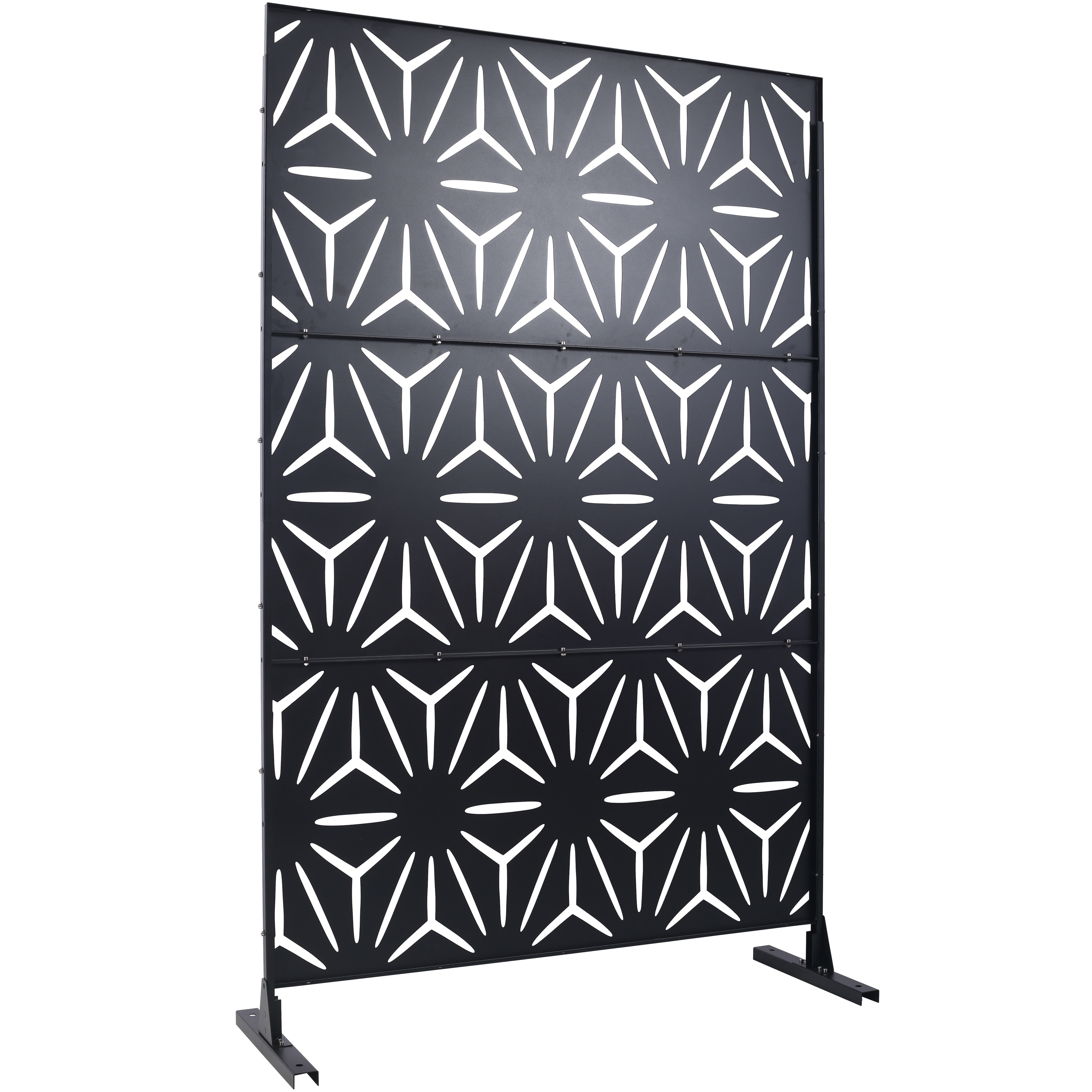 Outdoor & Indoor Privacy Screen Metal Privacy Screen 76" H×48" W