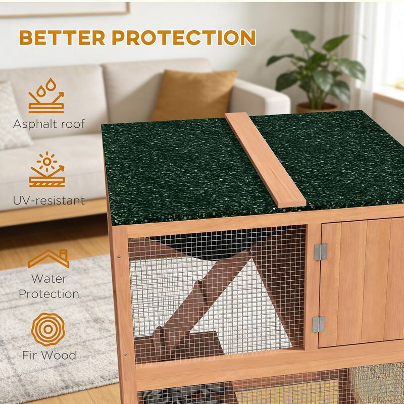 Wooden Outdoor Cat Enclosure House,Pet House