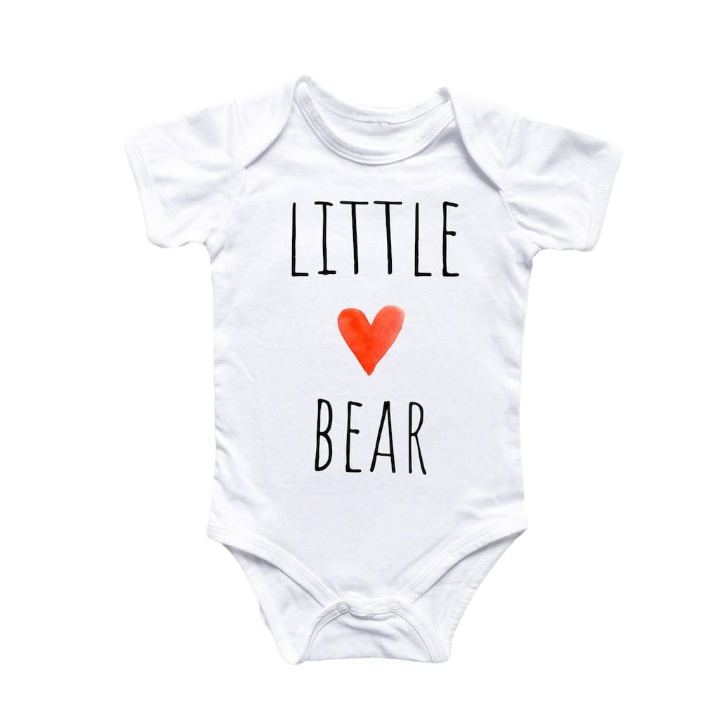 Little Bear Heart - Baby Boy Girl Clothes Infant Bodysuit Funny Cute Newborn