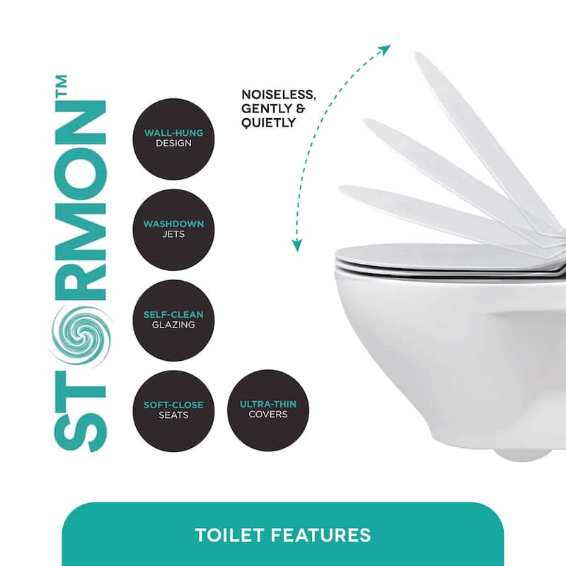 Fine Fixtures Vogue Wall hung toilet bowl 20"