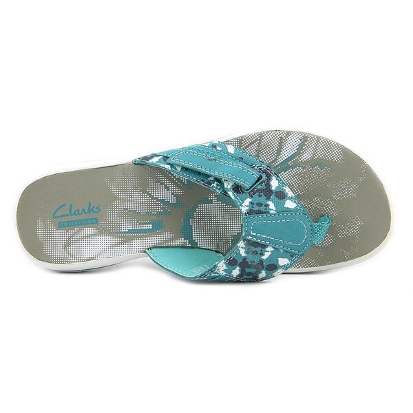 clarks teal sandals