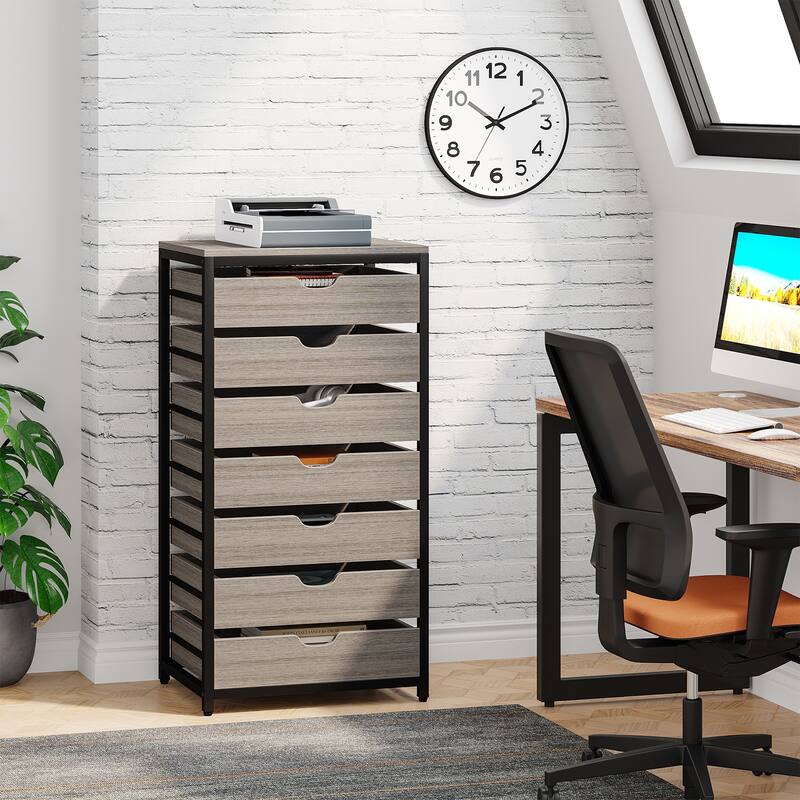 5 Drawer Chest & 7 Drawer Chest Wood Storage Drawer Cabinet Organizer