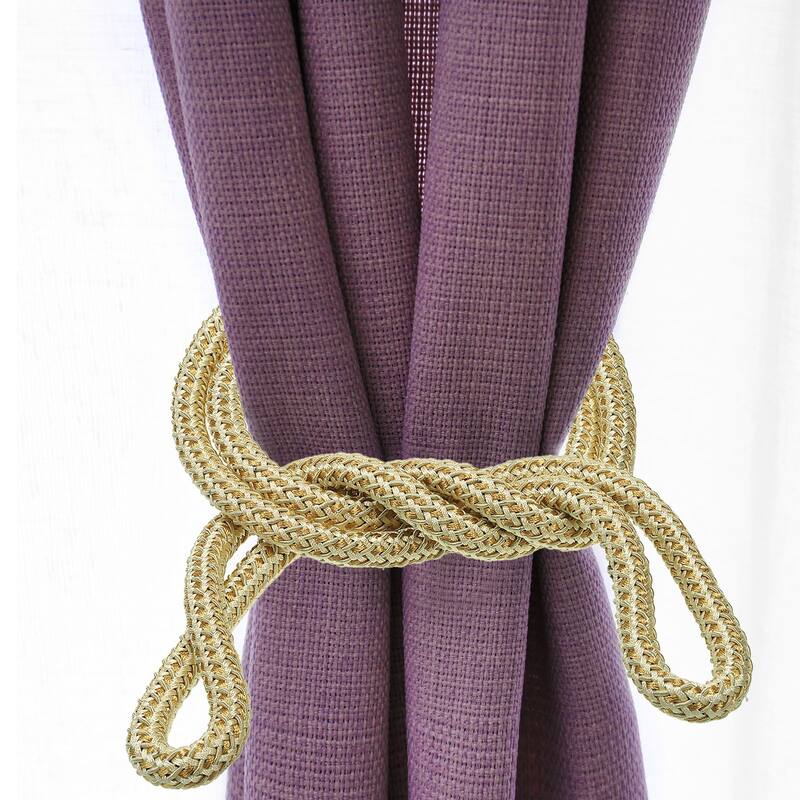 2 Pack 16" Elegant Handmade Curtain Tiebacks Home Office Decorative