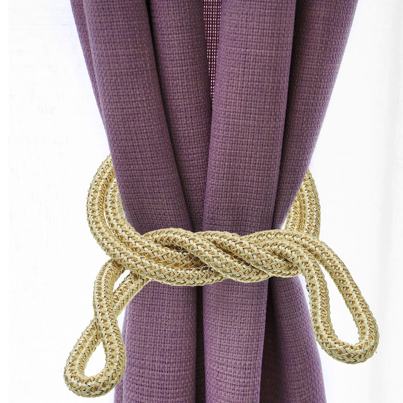 2 Pack Handmade Curtain Tiebacks Home Office Decorative