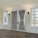 preview thumbnail 3 of 6, Buffalo Check Rod Pocket Door Panel and Tieback