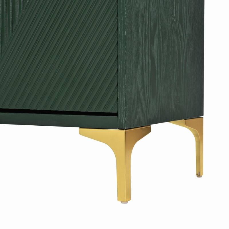 59.84" Wood Buffet Cabinet with Storage Modern Sideboard for Organized Living Spaces