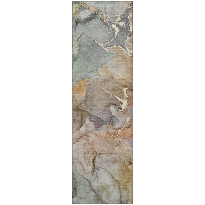 Premium Washable Super Soft Abstract Contemporary Mayfield Rug