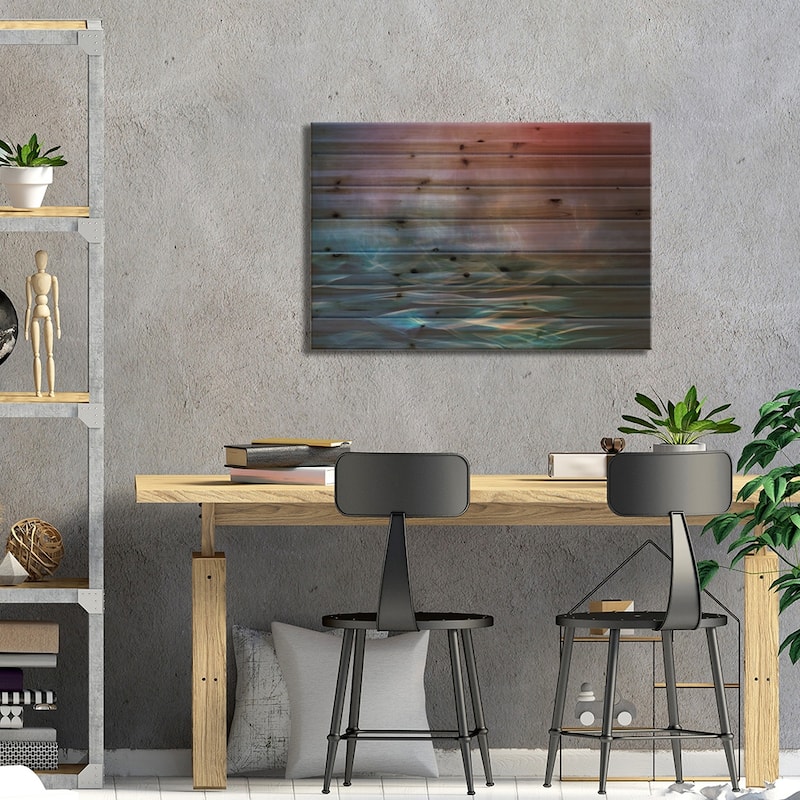 Untitled IV Print On Wood by Willy Marthinussen - Multi-Color
