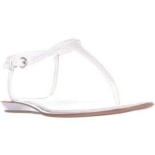 nine west t strap flats