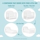 preview thumbnail 5 of 3, Dream On Me Milton 5 in 1 Convertible Crib made with Sustainable New Zealand Pinewood - White