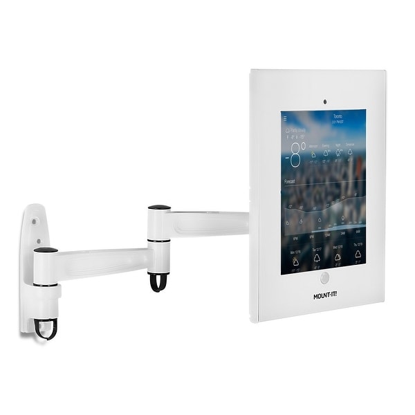 Mount-It! Tablet iPad Floor Stand Kiosk Mount Standing Tablet Holder, Anti-Theft Apple iPad Screen Sizes 9.7" (MI-3774W)