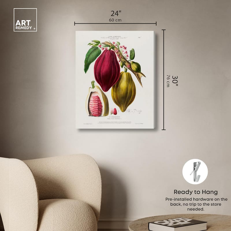 Cocoa Cacao by Etienne Denisse Canvas by Art Remedy, Gallery Wrapped