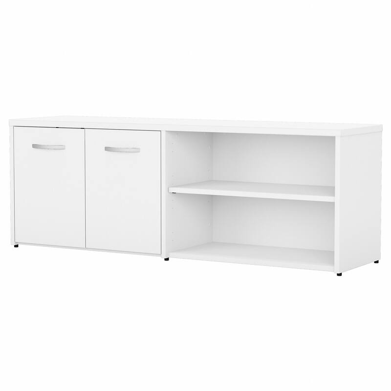 Studio C Low Storage Cabinet with Doors by Bush Business Furniture