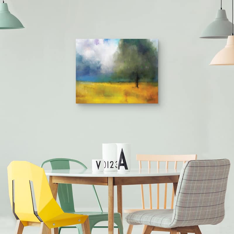 Autumn Tree by Cliff Warner Canvas Art Print