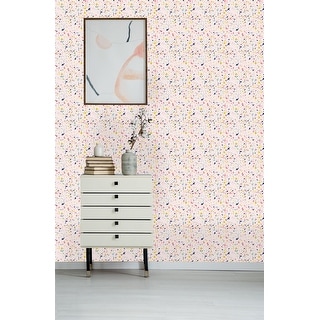 Colorful Confetti Peel and Stick Wallpaper - Bed Bath & Beyond - 32616688