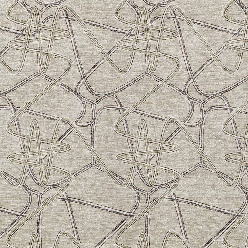 HomeRoots Geometric Contemporary Rectangle Outdoor Rug