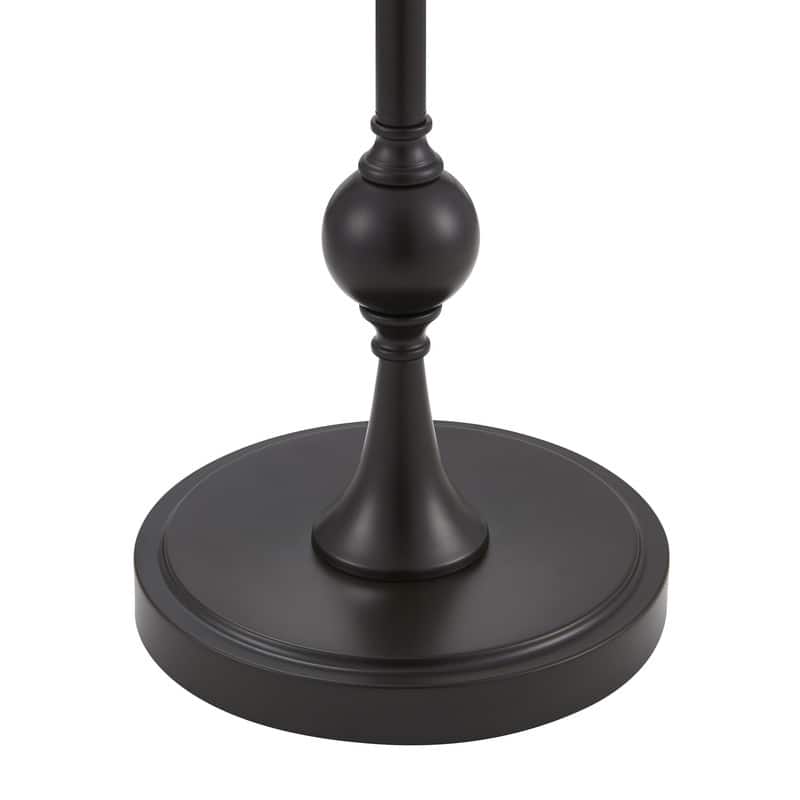 KAWOTI 60"H Traditional Metal Floor Lamp with Drum Shade - W15" x H60"