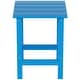 preview thumbnail 32 of 69, POLYTRENDS Laguna All Weather Poly Outdoor Side Table - Square