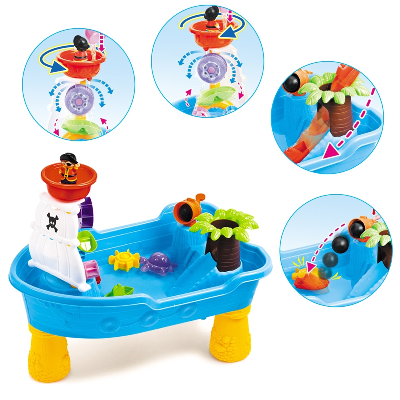 Outdoor Toys For Children 2 5 Years Old Sand Water Meter Large Ship Interactive Games For Children Interesting Toys